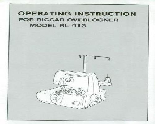 Riccar RL-913 Overlocker